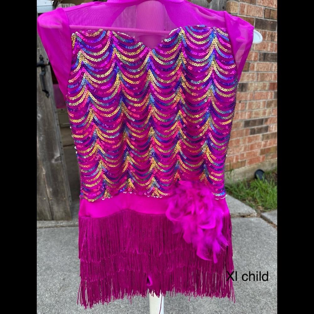 Jazz dance costume girls